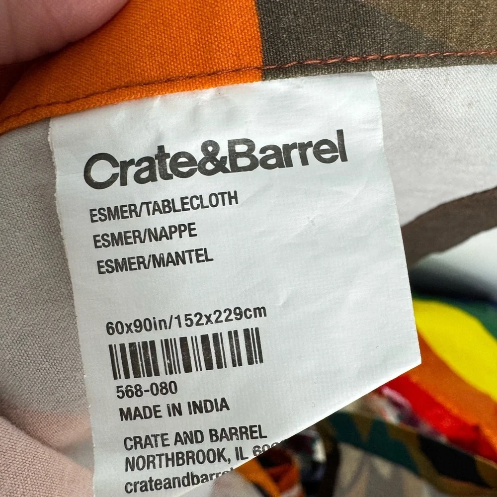 Crate&Barrel background 60 table